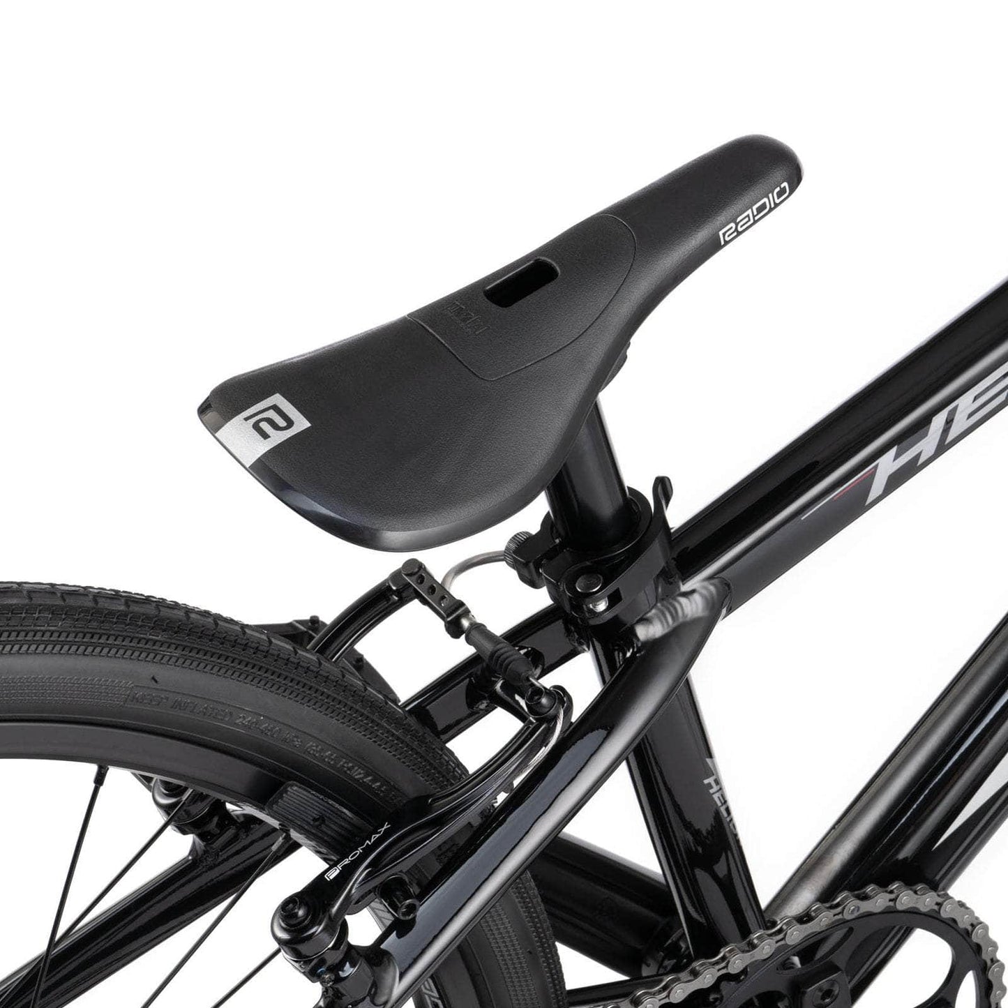 Radio BMX Racing Black/Gold Radio Raceline Helium 24 Inch Cruiser Race Bike Black/Red