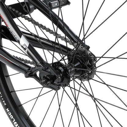 Radio BMX Racing Black/Gold Radio Raceline Helium 24 Inch Cruiser Race Bike Black/Red