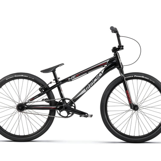 Radio BMX Racing Black/Gold Radio Raceline Helium 24 Inch Cruiser Race Bike Black/Red