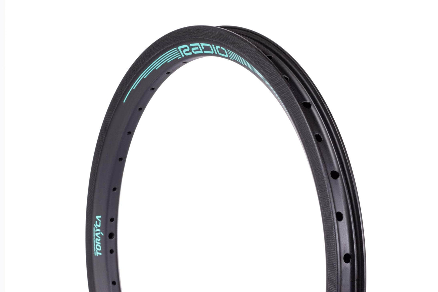 Radio BMX Racing 32H / 20''x1.75'' / Black / Teal Radio Raceline Solar Race Carbon Rim