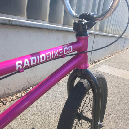 Radio BMX Bikes Metallic Purple Radio Saiko 18 Inch Bike Metallic Purple