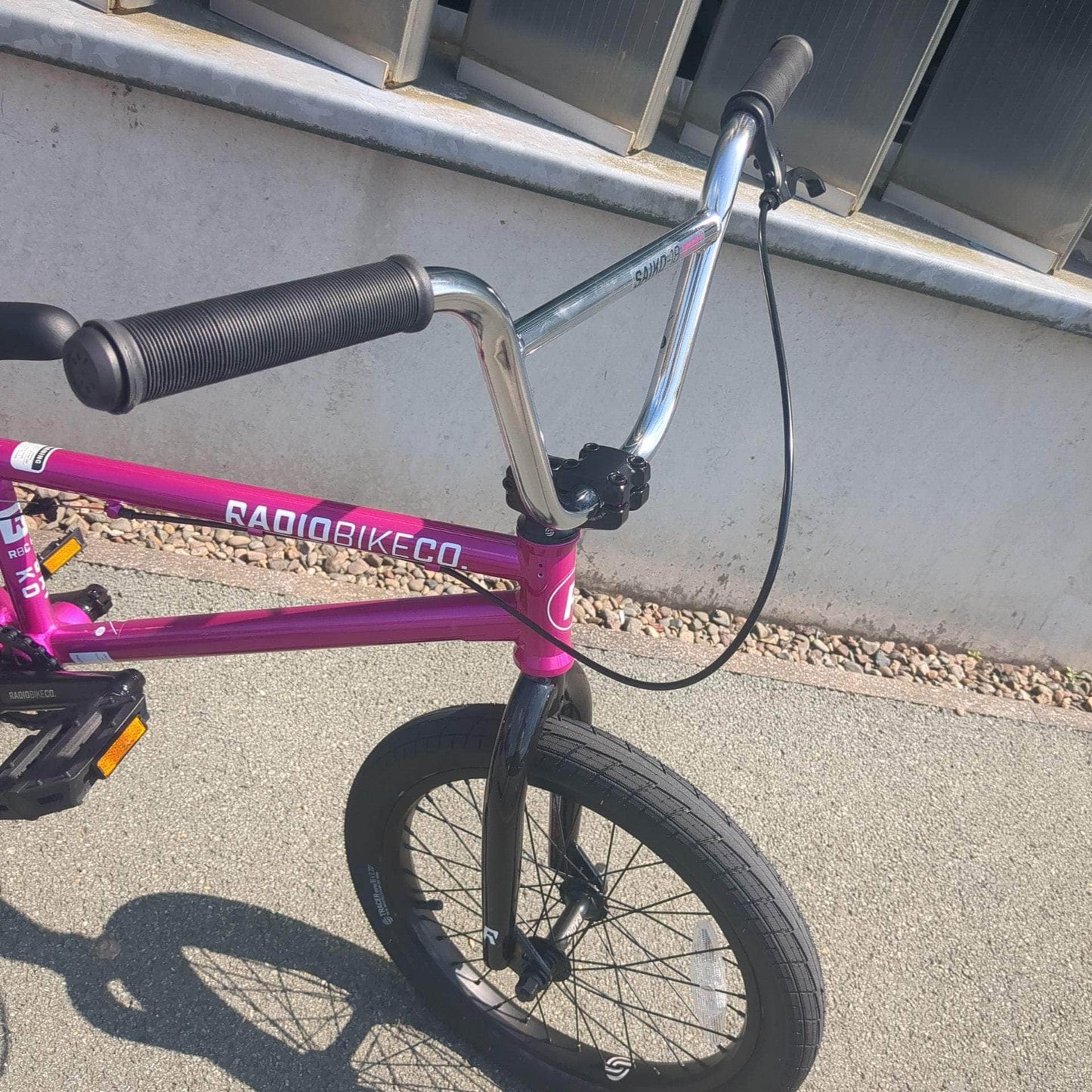 Radio BMX Bikes Metallic Purple Radio Saiko 18 Inch Bike Metallic Purple