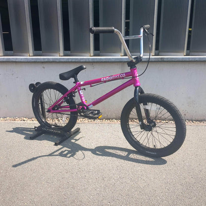 Radio BMX Bikes Metallic Purple Radio Saiko 18 Inch Bike Metallic Purple