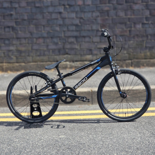 Radio Raceline BMX Racing Bikes Black / Sky Blue / Expert Radio Xenon Expert Race Bike Black / Sky Blue