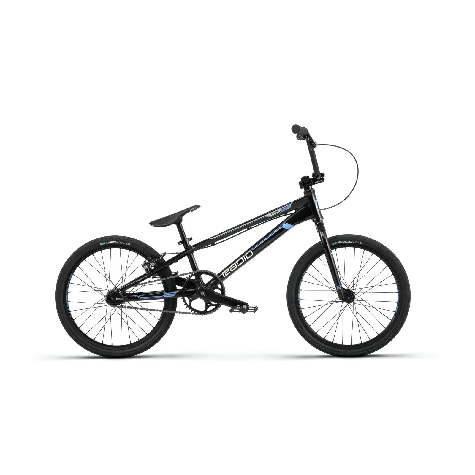 Radio Raceline BMX Racing Bikes Black / Sky Blue / Expert XL Radio Xenon Expert XL Race Bike Black / Sky Blue