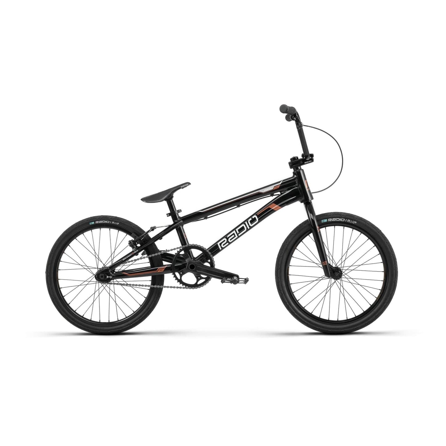 Radio Raceline BMX Racing Bikes Black / Metallic Copper / Pro Radio Xenon Pro Race Bike Black / Metallic Copper