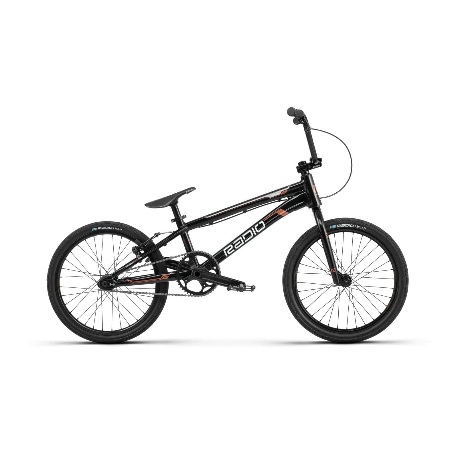 Radio Raceline BMX Racing Bikes Black / Metallic Copper / Pro Radio Xenon Pro Race Bike Black / Metallic Copper