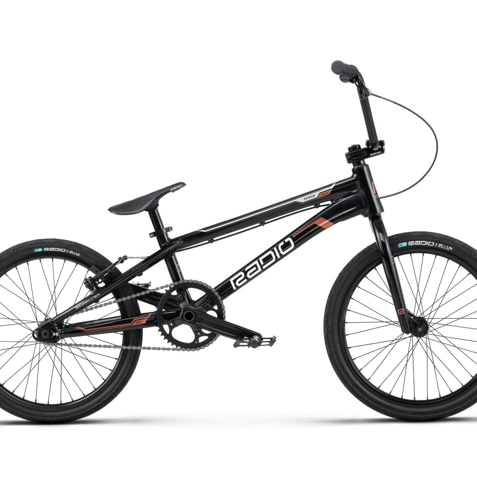 Radio Raceline BMX Racing Black / Pro XL Radio Xenon Pro XL Race Bike Black