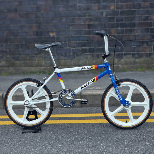 Raleigh Old School BMX Bikes Raleigh Mk 2 Burner Team Special Bike with Skyway Tuff Wheels