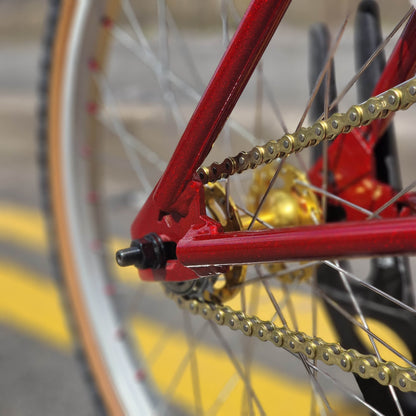 Raleigh Old School BMX Bikes Raleigh Styler Custom Bike Candy Red / Gold