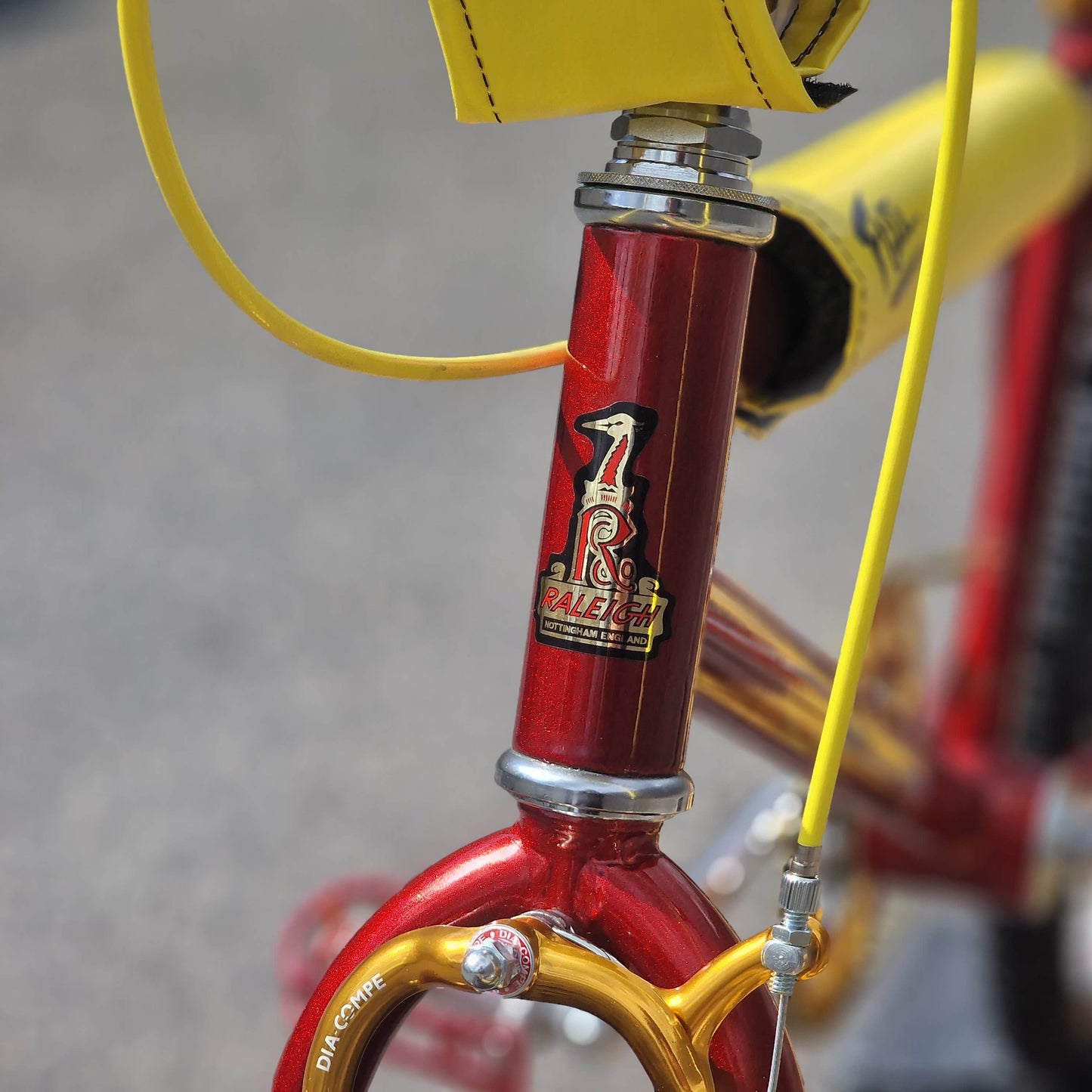 Raleigh Old School BMX Bikes Raleigh Styler Custom Bike Candy Red / Gold