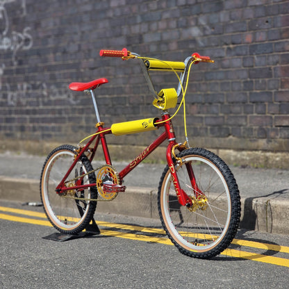 Raleigh Old School BMX Bikes Raleigh Styler Custom Bike Candy Red / Gold