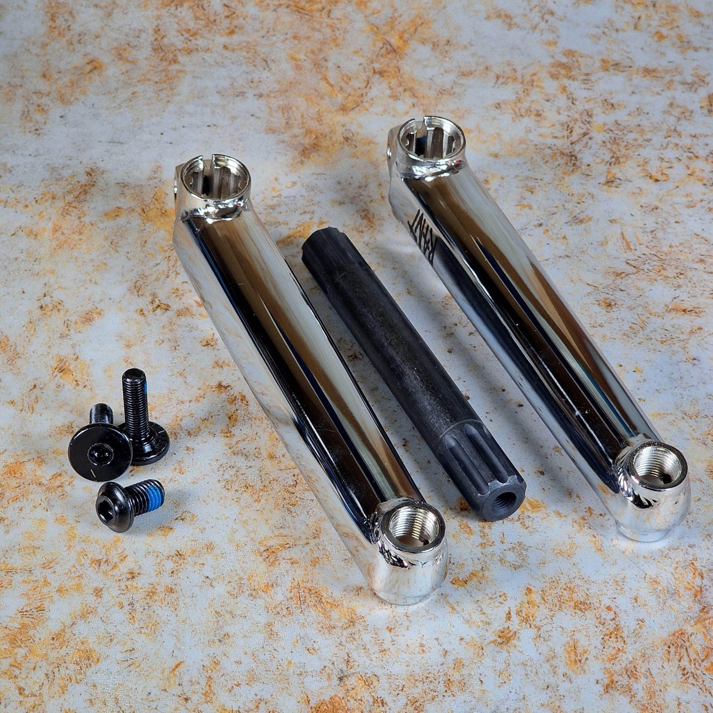Rant BMX Parts Chrome / 165mm Rant Bangin' 8 Cranks