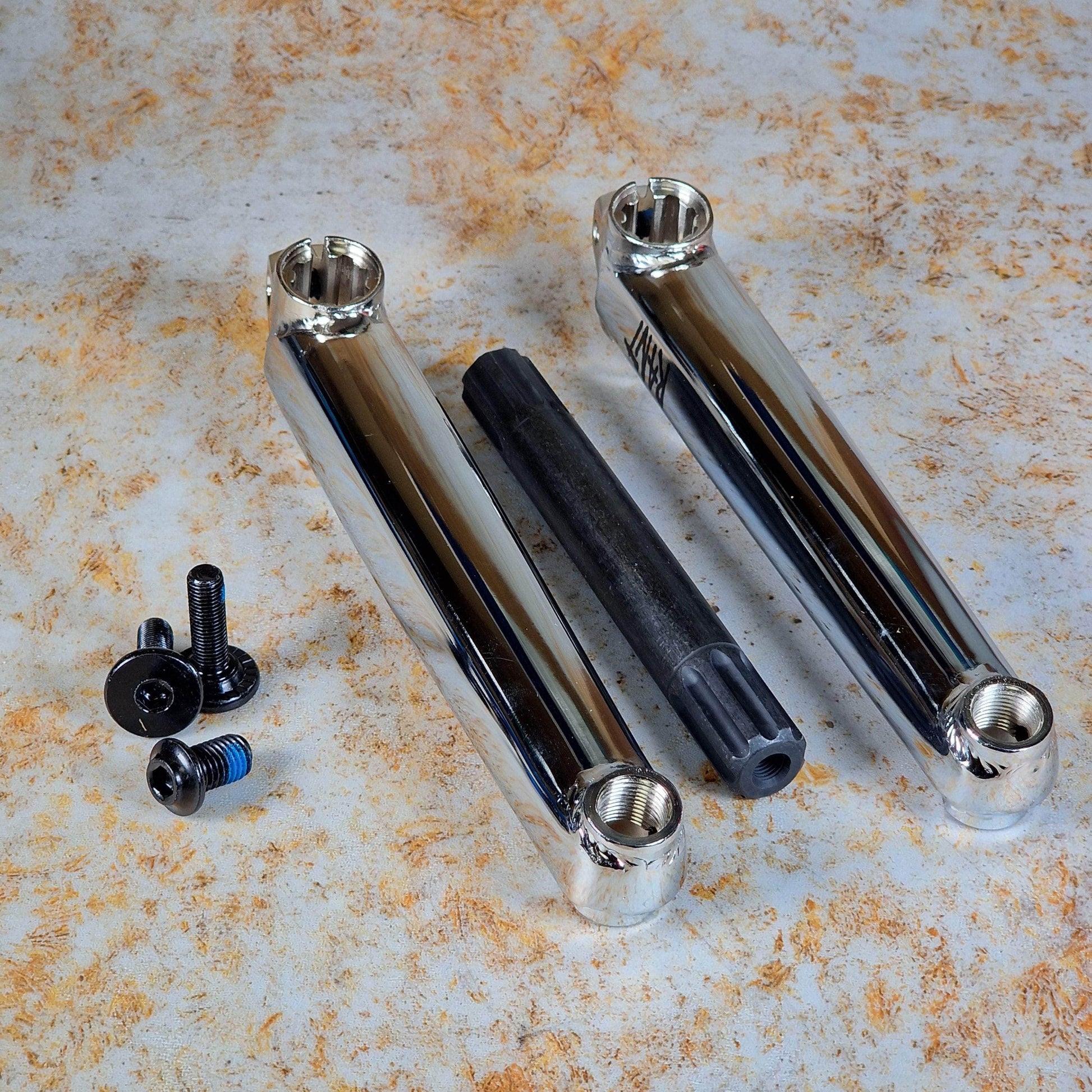 Rant BMX Parts Chrome / 165mm Rant Bangin' 8 Cranks
