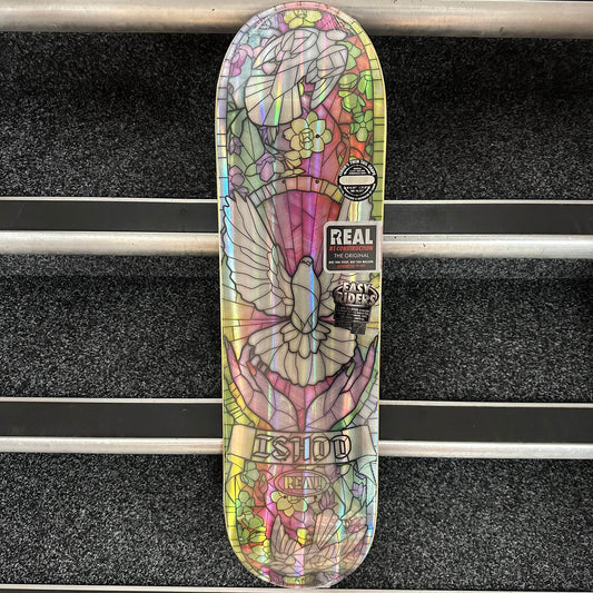 Real Skateboards 8.25 Real Ishod Cathedral Easy Rider Holo Rainbow Foil 8.25" Skateboard Deck