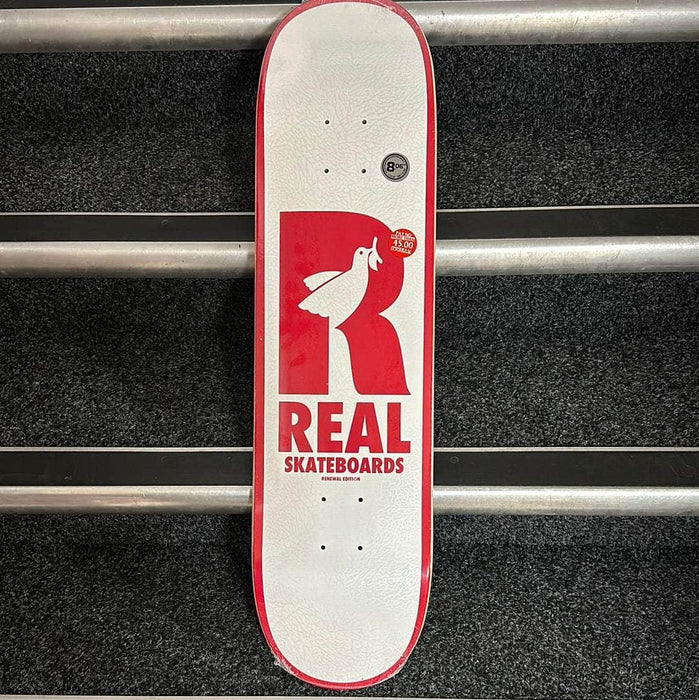 Real Skateboards 8.06 Real Renewal Doves 8.06" White Skateboard Deck