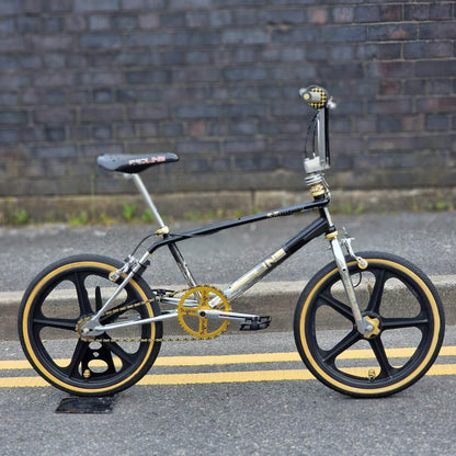 Redline Old School BMX Bikes Black / Chrome / Gold Redline 1985 RL20 II Prostyler Bike Black / Chrome / Gold Previously Owned