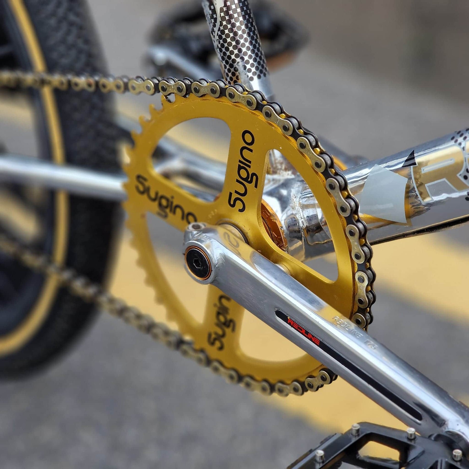Redline Old School BMX Bikes Black / Chrome / Gold Redline 1985 RL20 II Prostyler Bike Black / Chrome / Gold Previously Owned