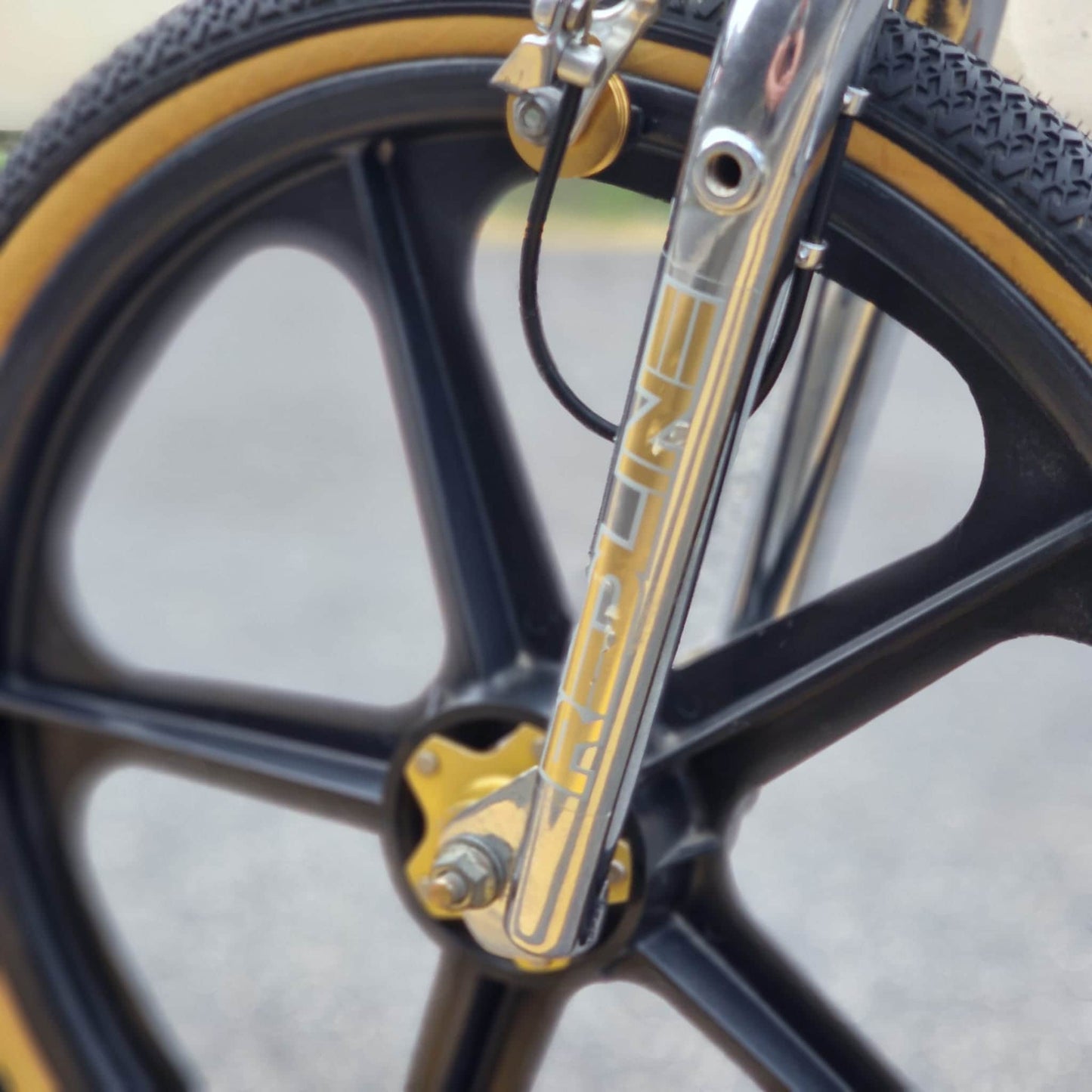 Redline Old School BMX Bikes Black / Chrome / Gold Redline 1985 RL20 II Prostyler Bike Black / Chrome / Gold Previously Owned