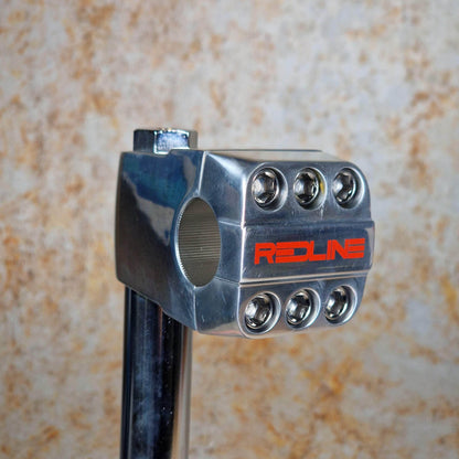 Redline Old School BMX Polished Redline 6 Bolt Forklifter Stem