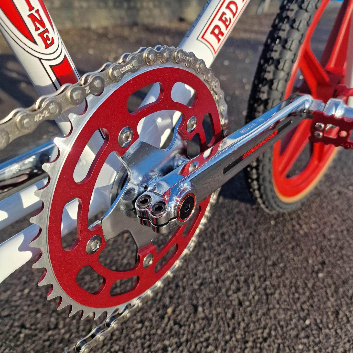 Redline Old School BMX Redline MX-III Custom Bike White / Red