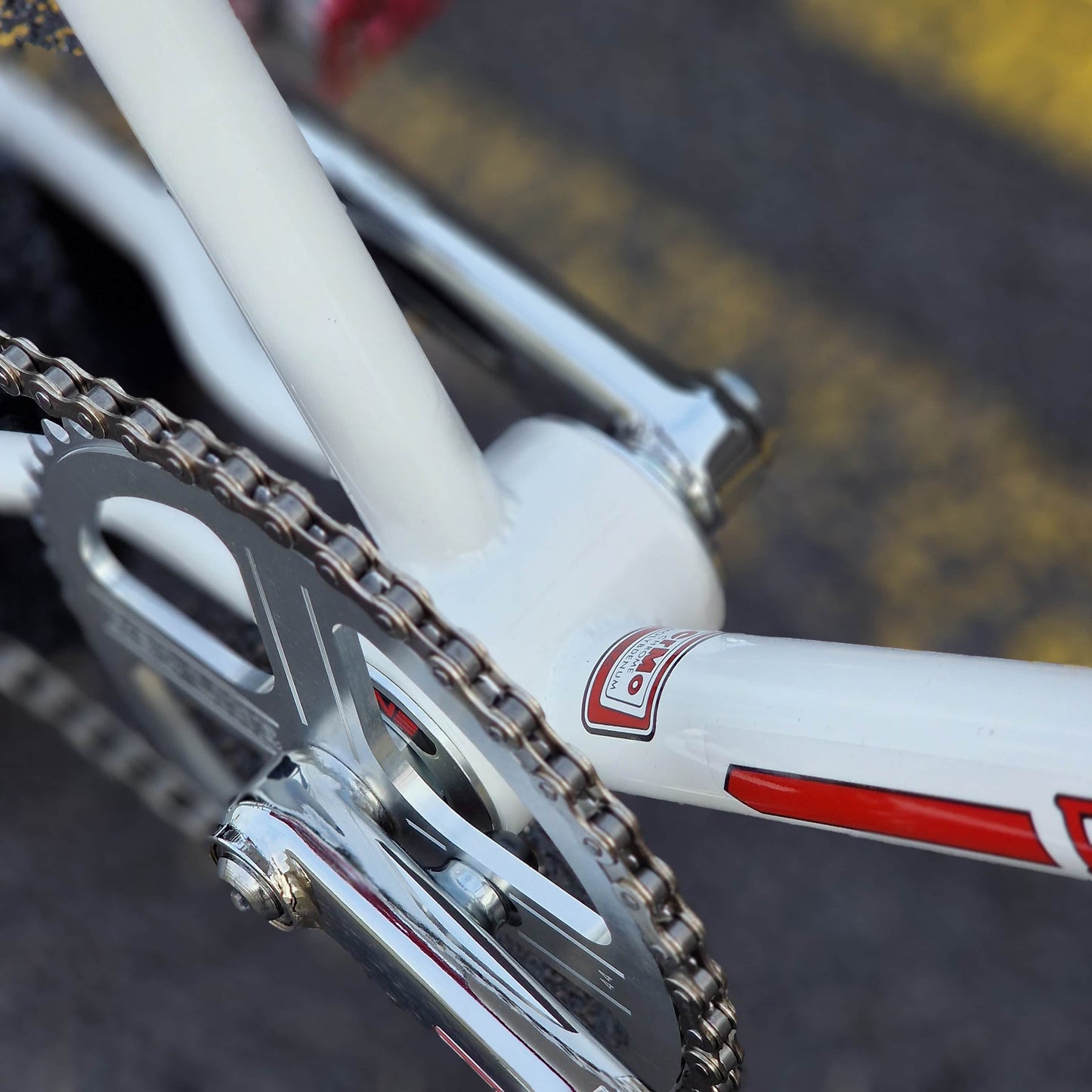 Redline Old School BMX Bikes White/Red Redline Proline Custom Bike White / Red