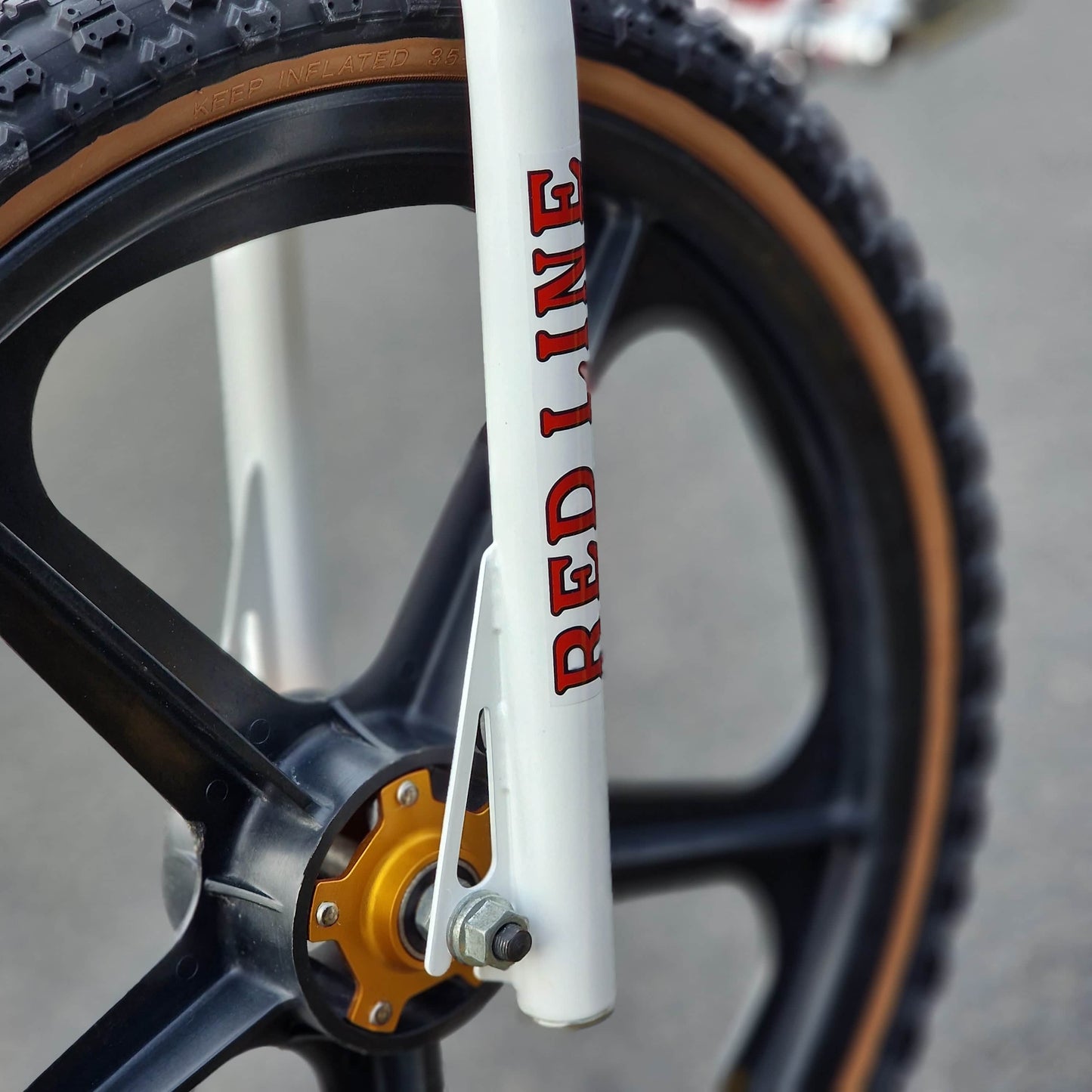 Redline Old School BMX Bikes White/Red Redline Proline Custom Bike White / Red