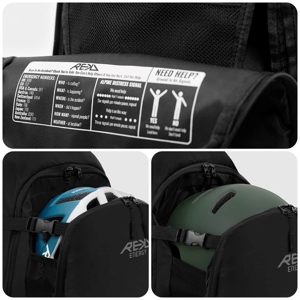 REKD Bikes Black REKD Energy Guardian Backpack