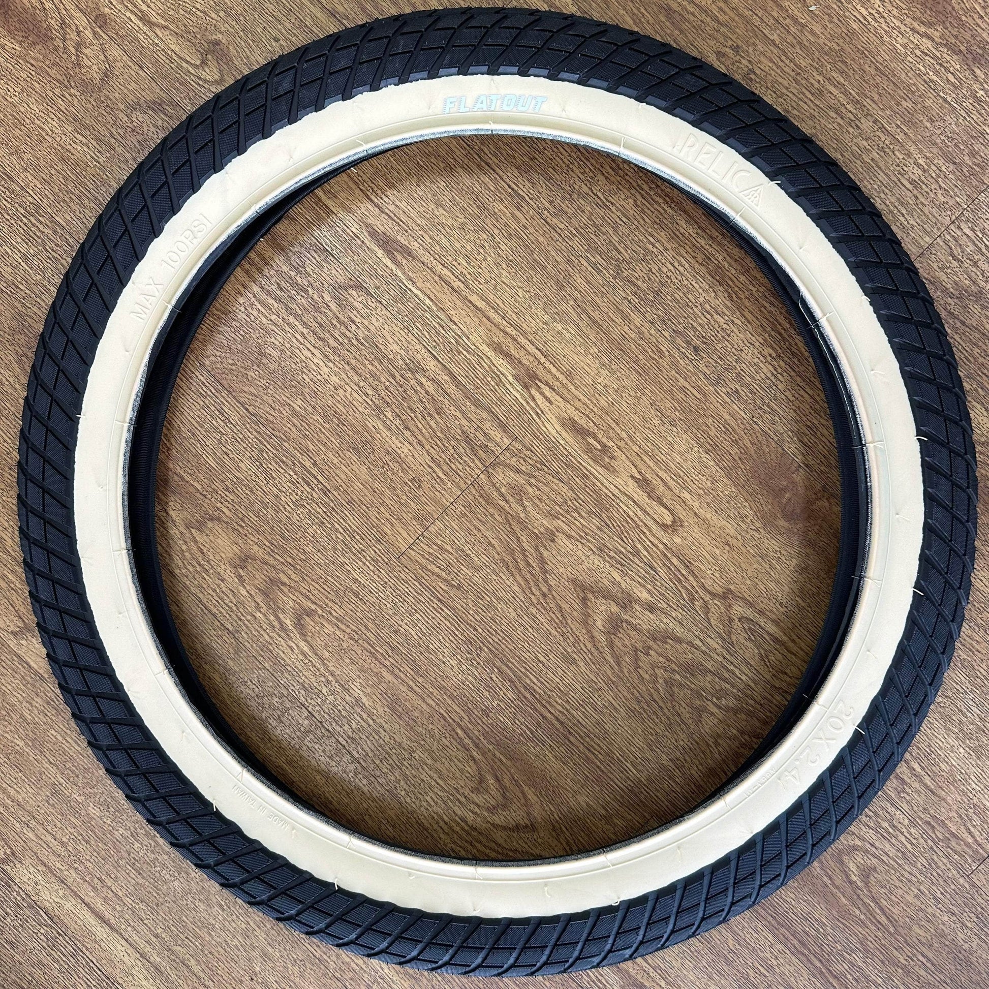 Relic BMX Parts Relic Flatout Tyre Tanwall