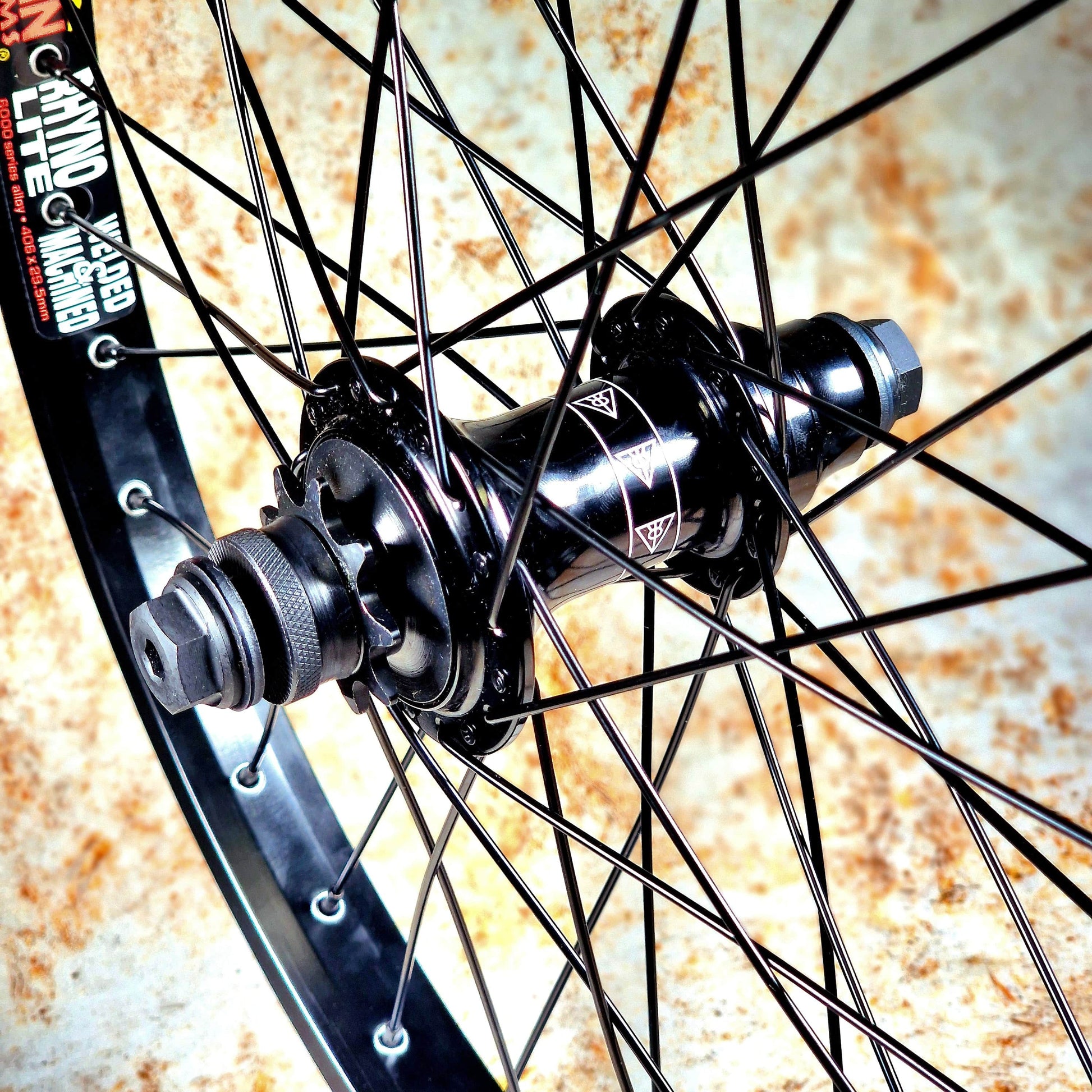 Relic BMX Parts Relic Revolve / Sun Rhyno Lite XL Custom RHD Cassette Wheel Black