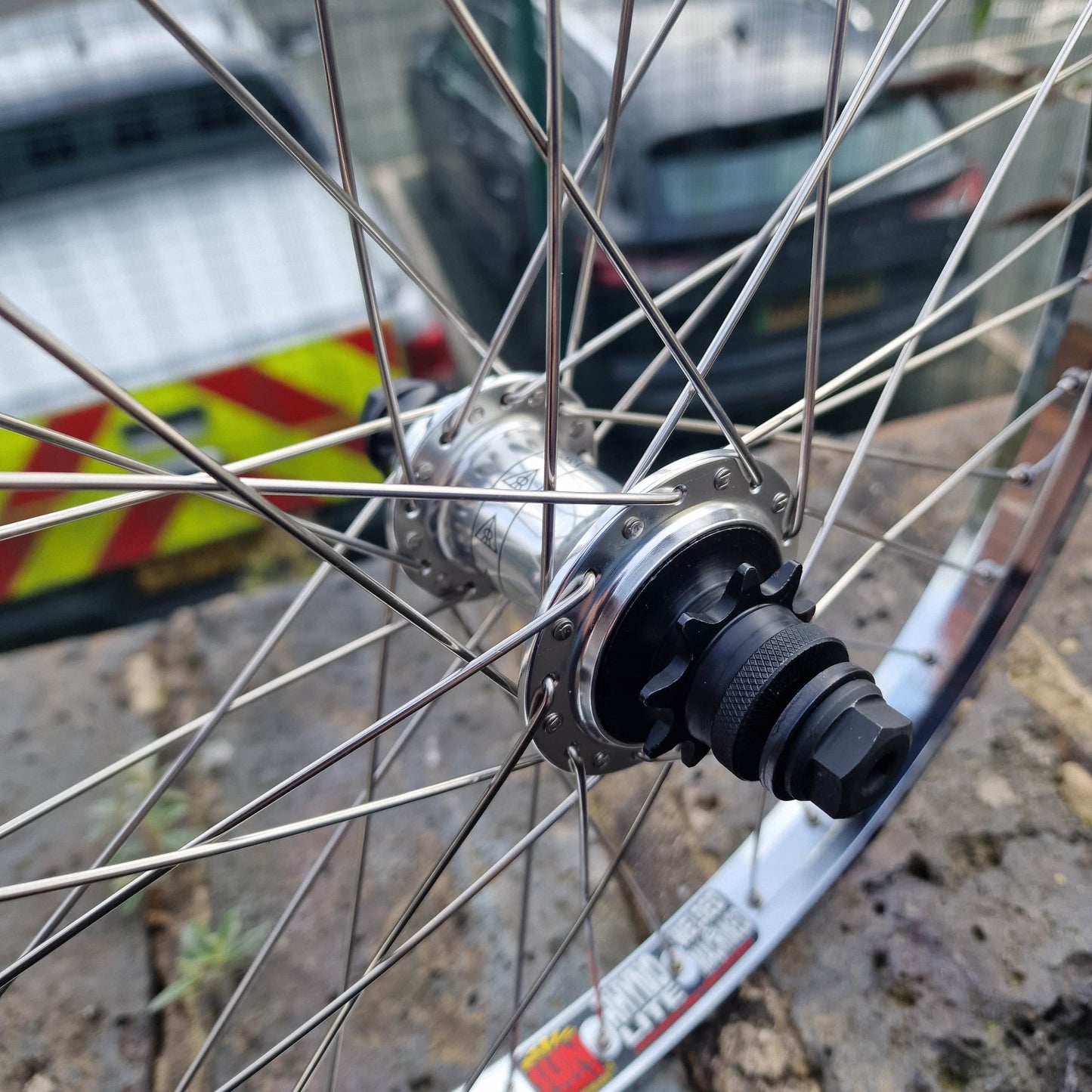 Relic BMX Parts Relic Revolve / Sun Rhyno Lite XL Custom RHD Cassette Wheel Polished