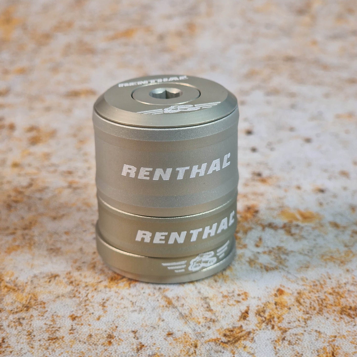 Renthal Bikes Aluminium Gold Renthal MTB Headset Top Cap and Bolt Set