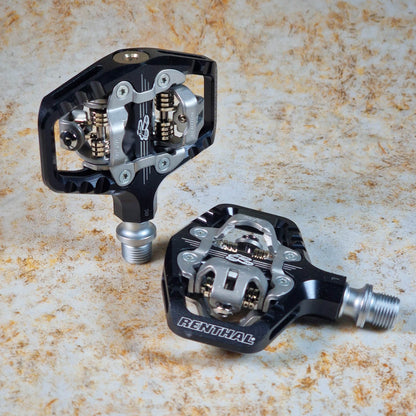 Renthal BMX Parts Black / 9/16" Renthal Revo-TRC Trail Clip Sealed Bearing CNC Alloy Pedals