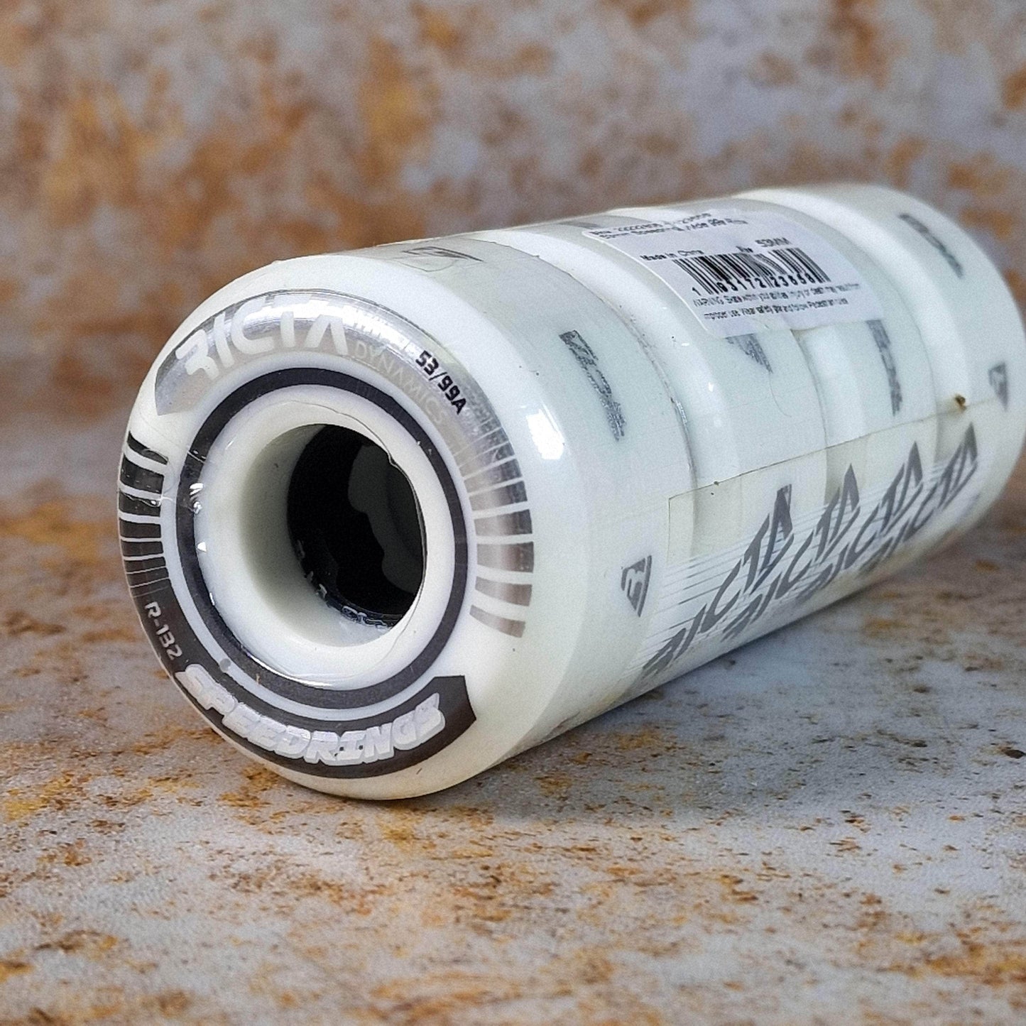 Ricta Skateboards 53mm Ricta Speedrings Wide 99a White Skateboard Wheels