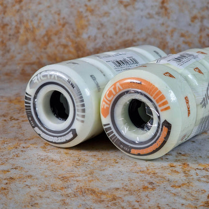 Ricta Skateboards Ricta Speedrings Wide 99a White Skateboard Wheels