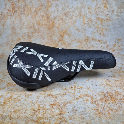 Rixin BMX Parts Fat / Black/White Rixin Disorder Railed Seat