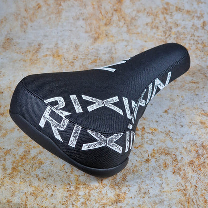 Rixin BMX Parts Fat / Black/White Rixin Disorder Railed Seat