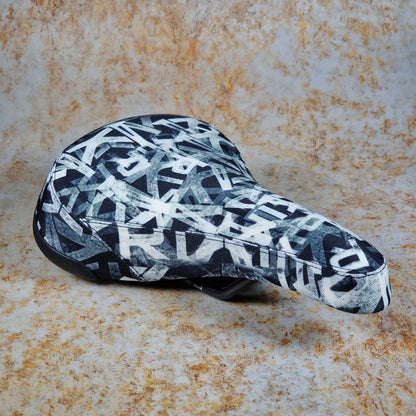 Rixin BMX Parts Fat / Black/White Rixin Noise Railed Seat