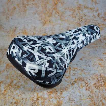 Rixin BMX Parts Fat / Black/White Rixin Noise Railed Seat