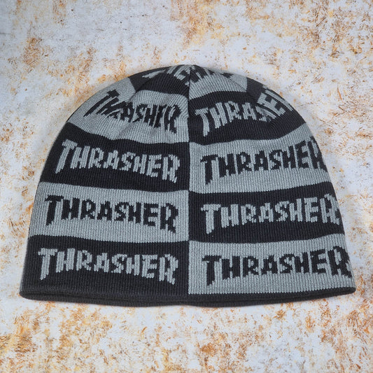 Thrasher Magazine Skully Beanie Checkered
