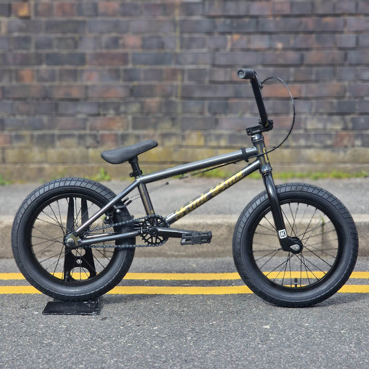 Kink BMX Bikes Digital Grey Kink 2027 Carve 16 Inch Bike Digital Grey