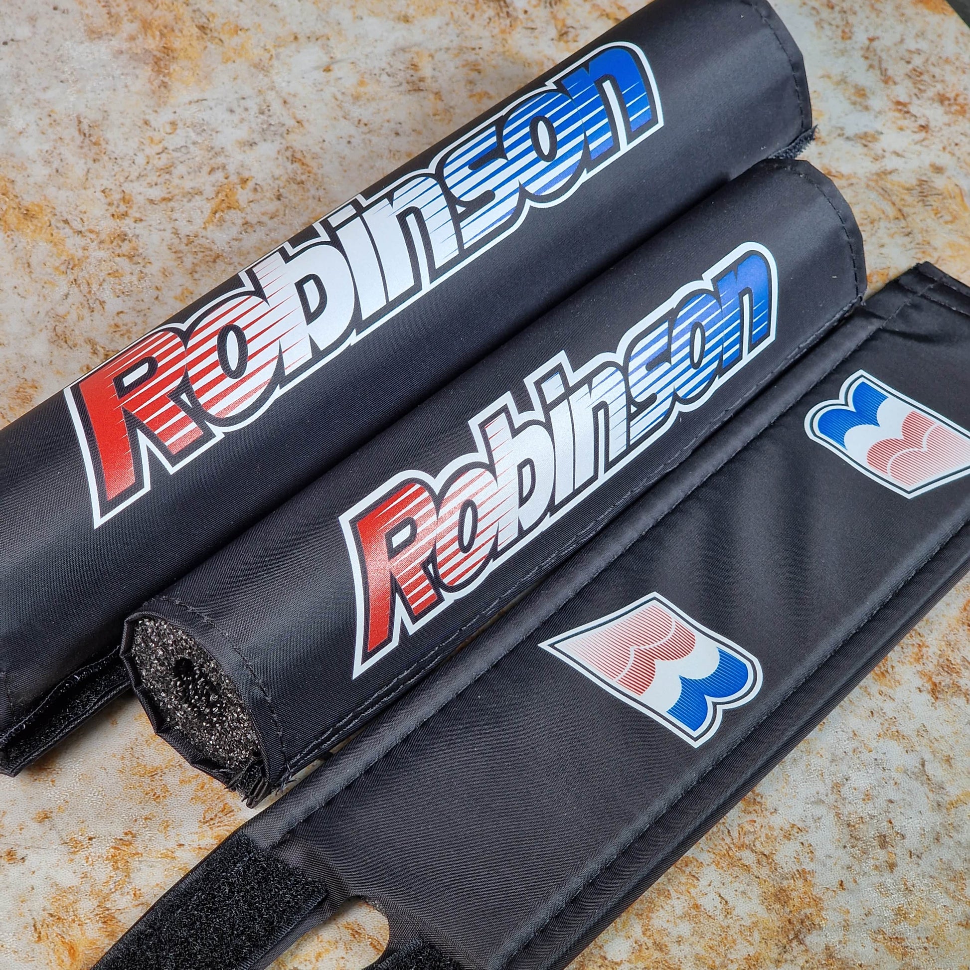 Flite Old School BMX Black / 1.25" Robinson 1987-1989 Pad Set by Flite