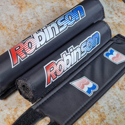 Flite Old School BMX Black / 1.25" Robinson 1987-1989 Pad Set by Flite