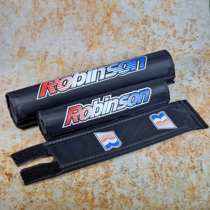 Flite Old School BMX Black / 1.25" Robinson 1987-1989 Pad Set by Flite