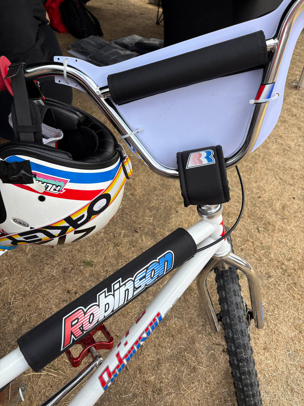 Robinson Old School BMX Bikes Robinson Pro 1990 Custom Bike White Raced Once