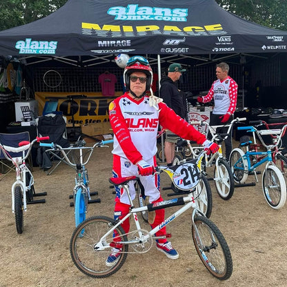 Robinson Old School BMX Bikes Robinson Pro 1990 Custom Bike White Raced Once