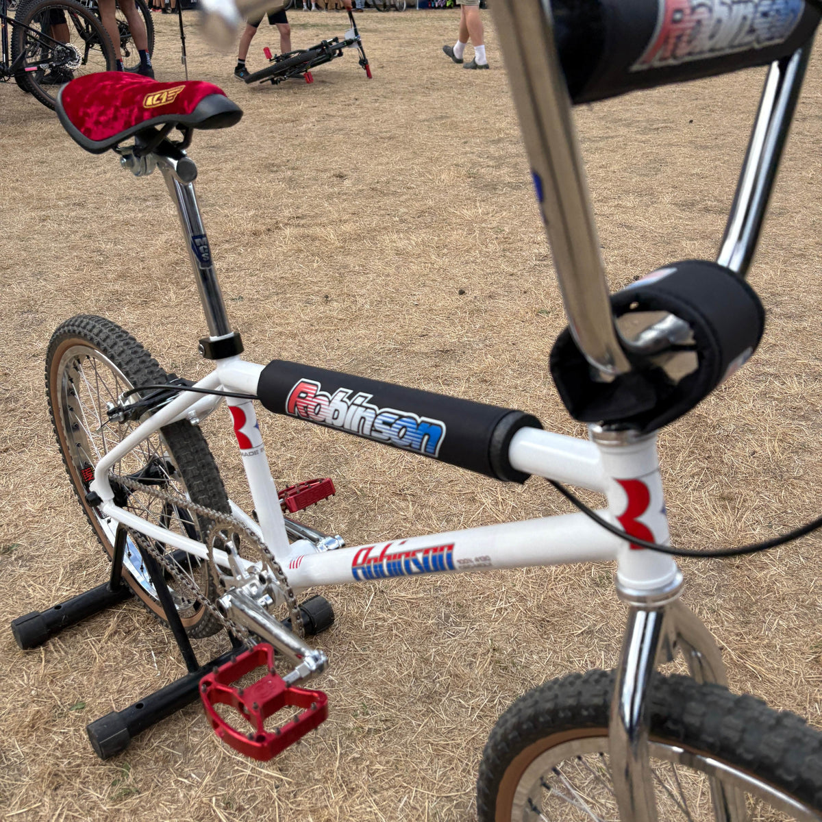 Robinson Old School BMX Bikes Robinson Pro 1990 Custom Bike White Raced Once