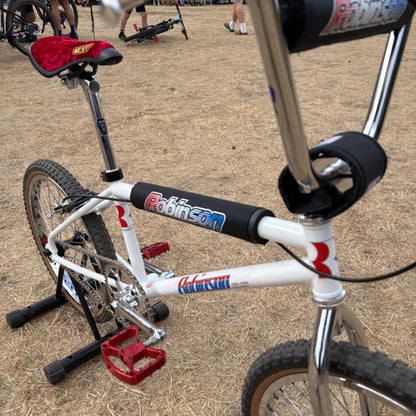 Robinson Old School BMX Bikes Robinson Pro 1990 Custom Bike White Raced Once