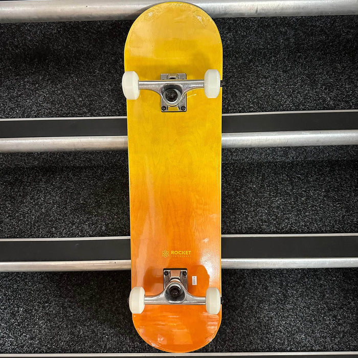 Rocket Skateboards 8.0 Rocket Double Dipped Orange / Yellow 8" Complete Skateboard