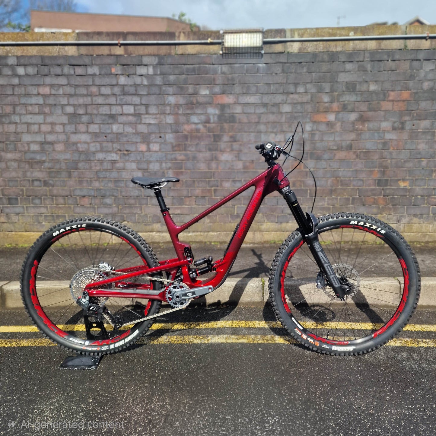 Rocky Mountain Bikes Rocky Mountain Altitude Carbon 70 Full Suspension Mountain Bike Purple / Red